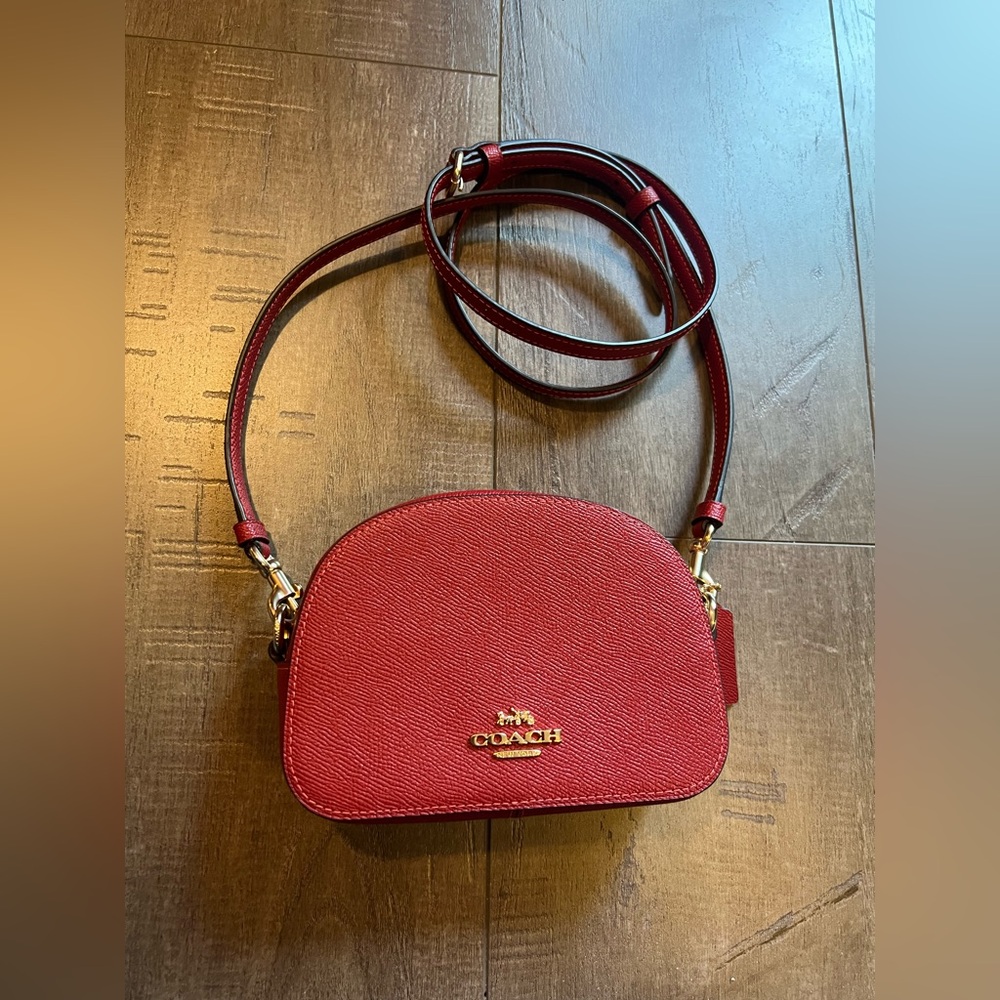 COACH MINI SERENA CROSSBODY  IN RED 97561